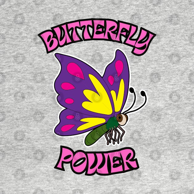 🦋 Butterfly Power – Cute Fairy Tale Fantasy Butterfly by Pixoplanet